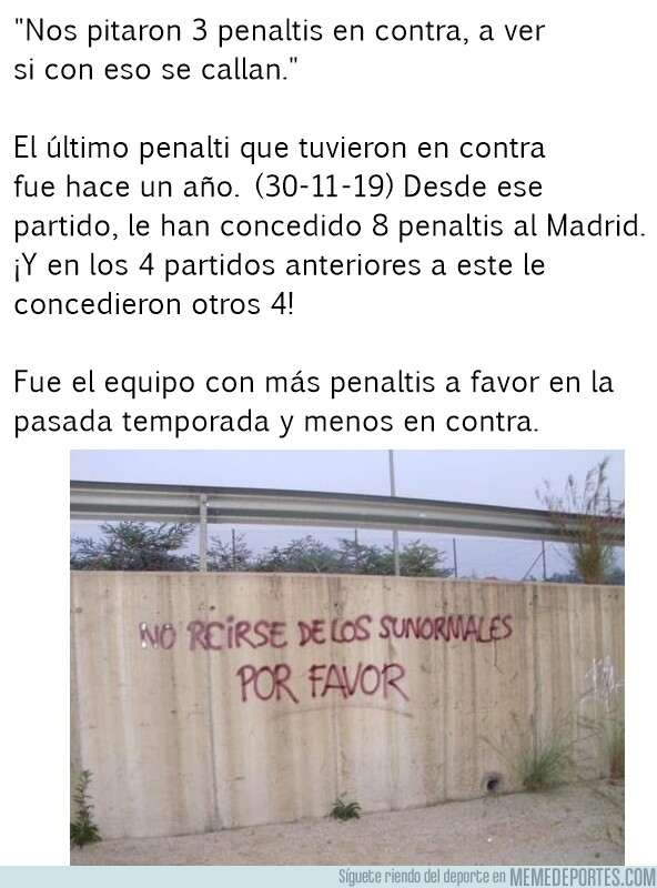 1120128 - El Madridismo, una vez más, valiéndose del oportunismo para forzar otra narrativa