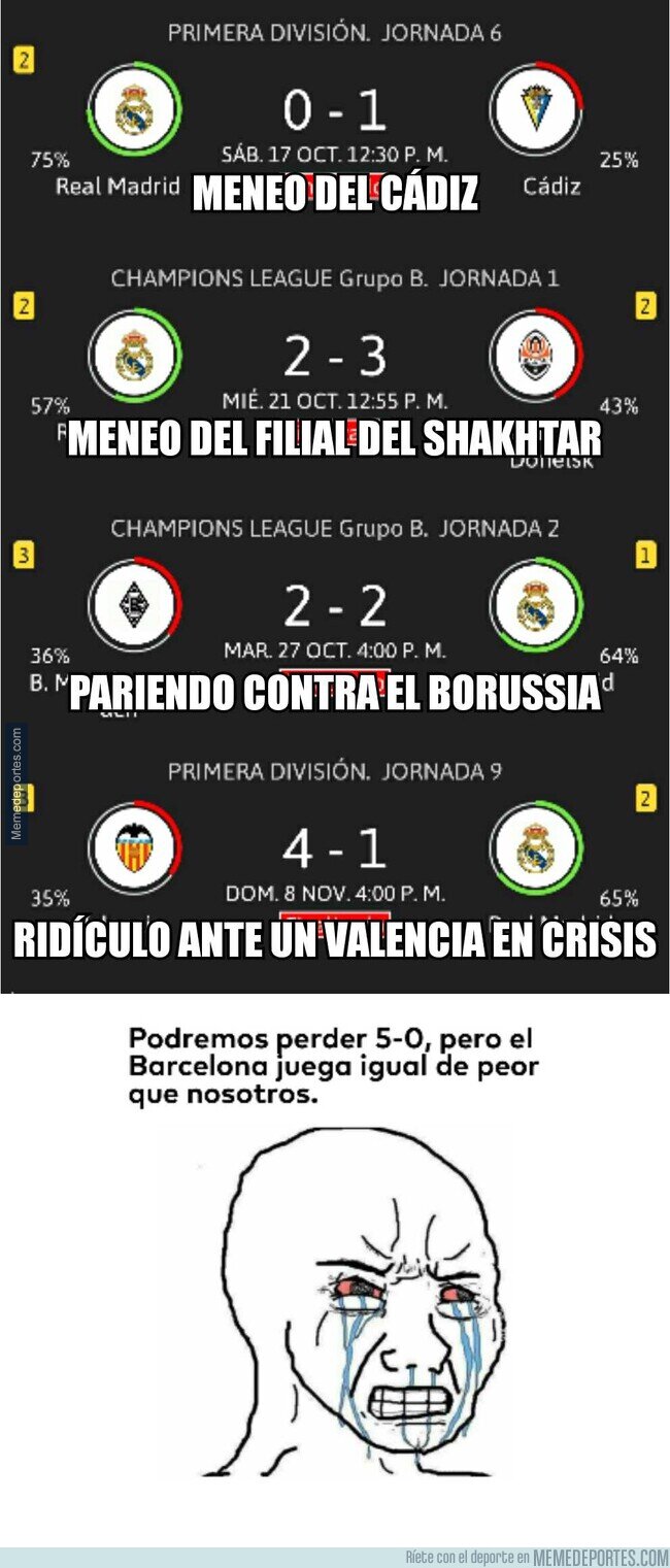 1120206 - La mentira con la que muchos madridistas quieren engañarse y consolarse así mismos.