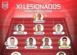 Enlace a El 11 ideal de lesionados en este parón de selecciones