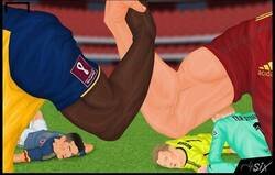 Enlace a Ecuador y España unidas por un número, por @r4six