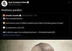 Enlace a La encuesta de Estudio Estadio que sonrojó a la Real Sociedad