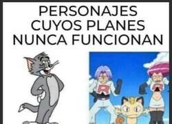 Enlace a Personajes cuyos planes jamás funcionan.