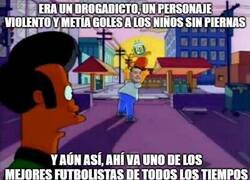 Enlace a En la vida, un ejemplo nefasto. En el fútbol, uno de los más grandes