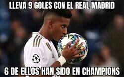 Enlace a Rodrygo y su idilio con la competición