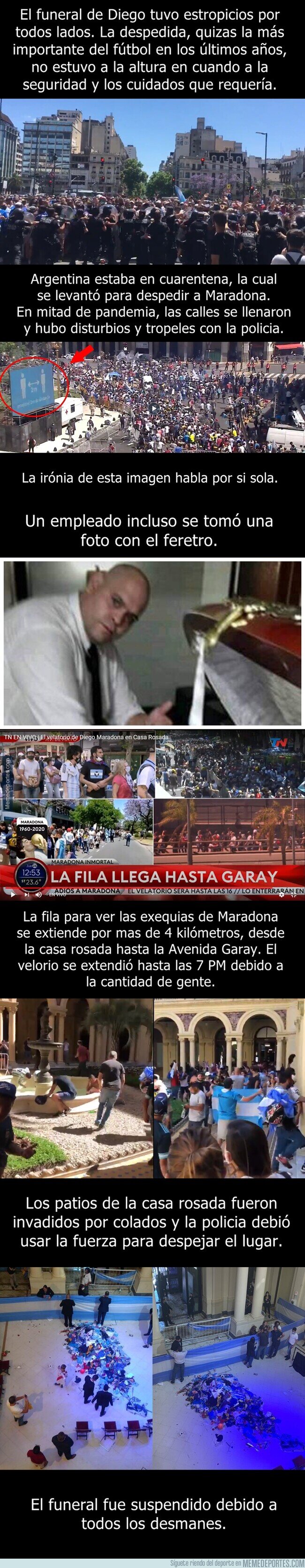 1121230 - La desastrosa gestión del gobierno Argentina en el Funeral de Maradona