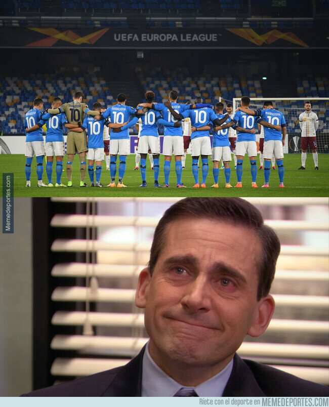 1121260 - El homenaje del Napoli a Maradona en la comeptición que conquistó