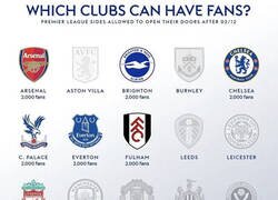 Enlace a Estos son los clubes que pueden tener públicon en Inglaterra