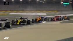 Enlace a Grosjean sufre este aparatoso accidente del que sale ileso