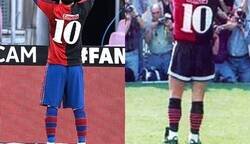 Enlace a Es exactamente la misma camiseta. El homenaje más esperado