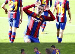 Enlace a Esto hacía Puyol con los que bailaban en las celebraciones