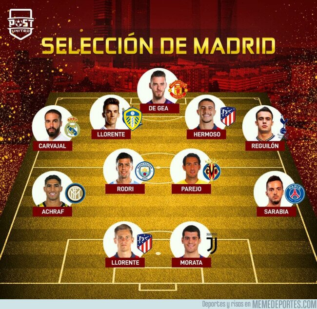 1121574 - Así sería el brutal 11 de una hipotética selección de la Comunidad de Madrid