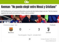 Enlace a Koeman no iba desencaminado