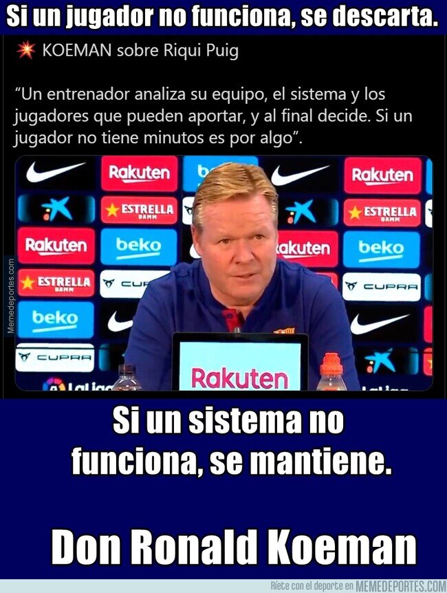 1122641 - La hipocresía de Koeman sale por fin a la luz.