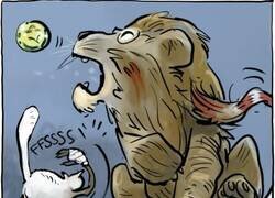 Enlace a El gato acaba con los leones
