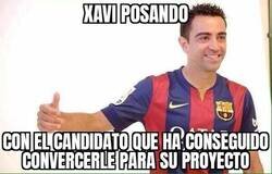 Enlace a Xavi se desmarca