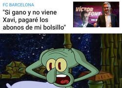 Enlace a Justo después de que Xavi se desmarcara...