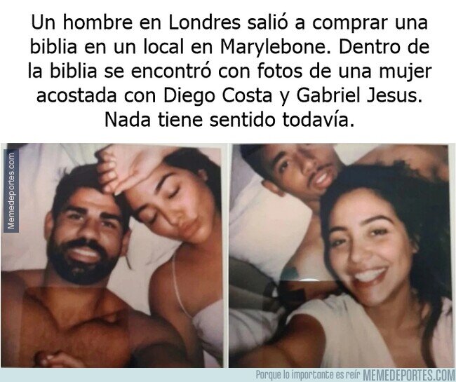 1123523 - WTF? Escándalo en Inglaterra por fotos sexuales de Costa y Gabriel Jesus dentro de una biblia