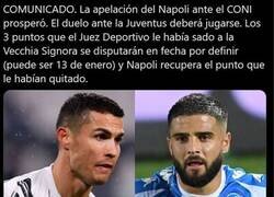 Enlace a El escándalo de la temporada en Italia se resuelve a favor del Napoli