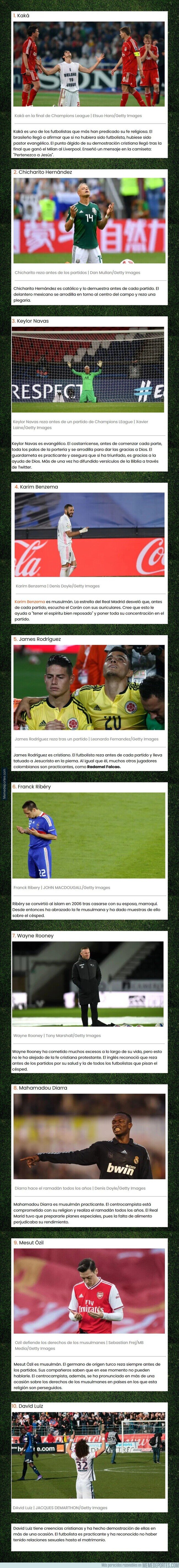 1123839 - Estos son los 10 jugadores más religiosos en la historia del fútbol