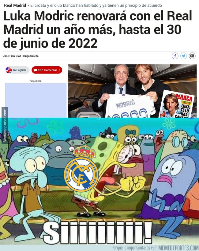 1123841 - Una gran noticia para los blancos