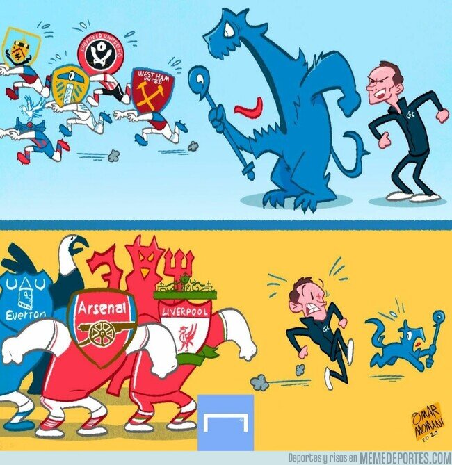 1123854 - El Chelsea contra grandes equipos se viene abajo, por @goalglobal
