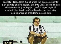 Enlace a La historia de un fiel fanático que es ahora presidente del club de sus amores