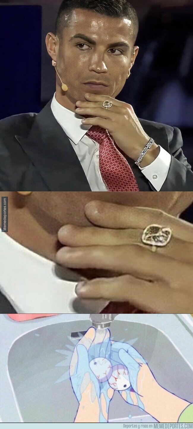1124002 - ¿Qué rayos le pasó a las uñas de Cristiano?