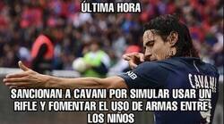 Enlace a Sanción a Cavani