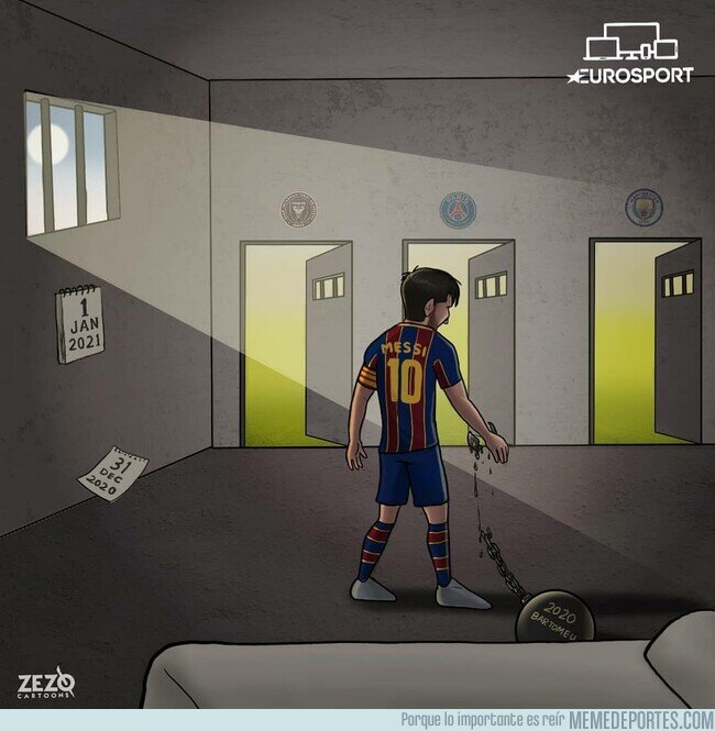1124293 - Messi ya es libre de decidir su futuro, por @zezocartoons