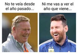 Enlace a La broma le hizo 'boomerang' a Koeman
