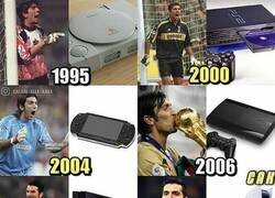 Enlace a Buffon ya jugaba cuando salió al mercado la primera Play Station