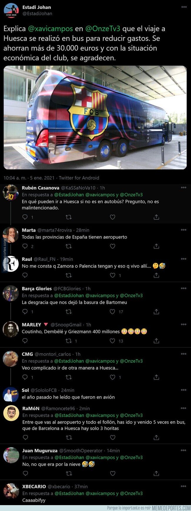 1124503 - Esta noticia resume la malísima situación por la que está pasando el Barça por culpa de Bartomeu