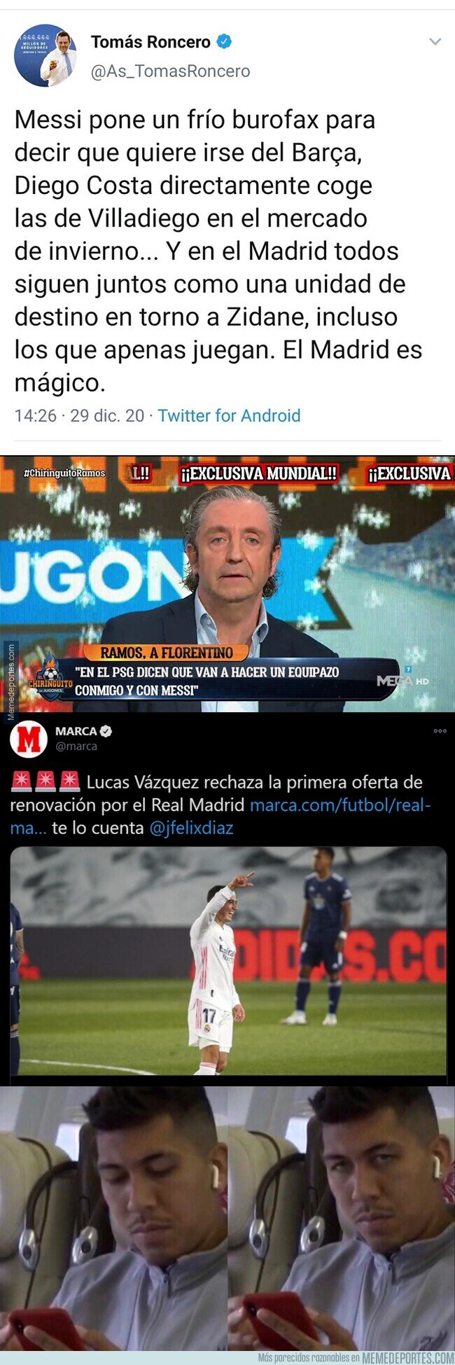 1124519 - Roncero vuelve a morir por su propia boca