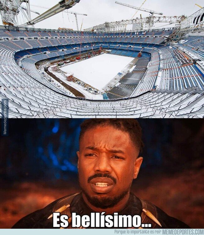 1124691 - El Bernabéu con la nieve de enero