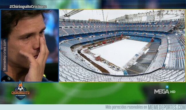 1124707 - Edu Aguirre al ver así el Bernabéu