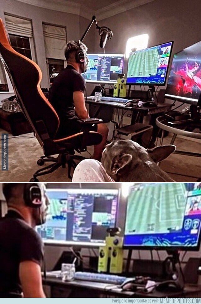 1124757 - Buen momento para recordar que Agüero usa sus premios MVP del partido para aguantar la webcam.