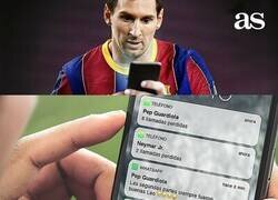 Enlace a El teléfono de Messi