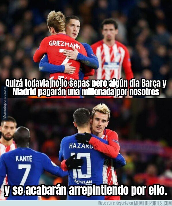 1125423 - Lo que en su día se dijeron Hazard y Griezmann
