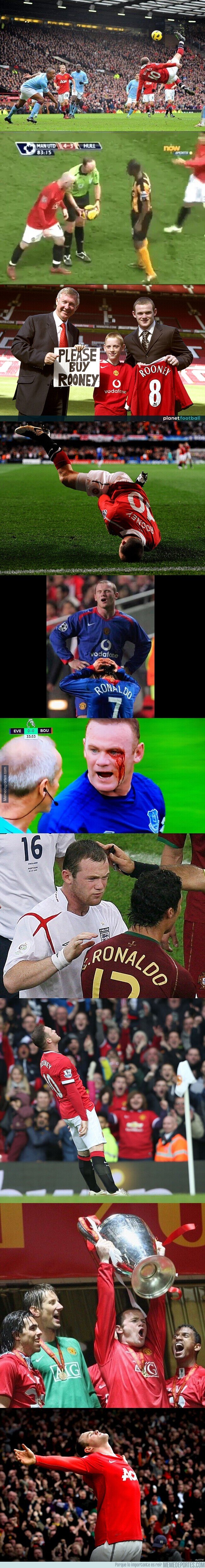 1125458 - El Gran Wayne Rooney en imágenes. Vaya carrera.