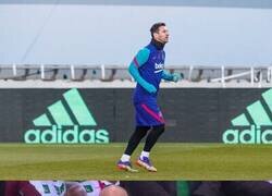 Enlace a Messi ya se entrena