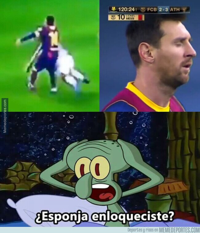 1125630 - Messi acabó expulsado por primera vez con el Barça