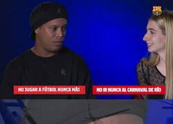 Enlace a El momento en el que Ronaldinho se vio en un auténtico apuro