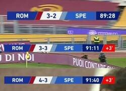 Enlace a Vaya final de Infarto para la Roma.