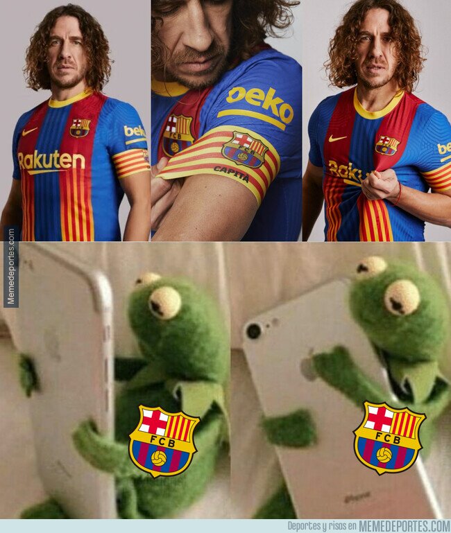 1126377 - Puyol presenta la camiseta del Barça para el próximo Clásico