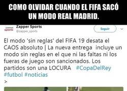 Enlace a El modo 'Real Madrid' del FIFA