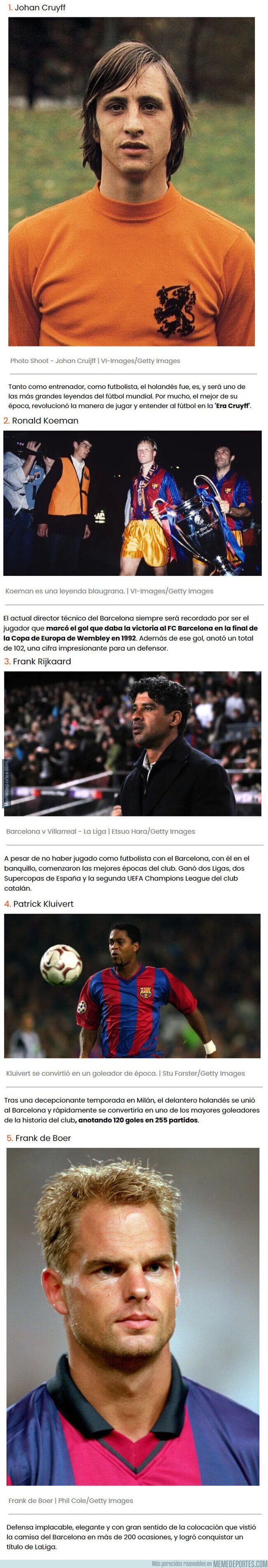 1126541 - Estos son los mejores holandeses que han jugado en toda la historia del Barça