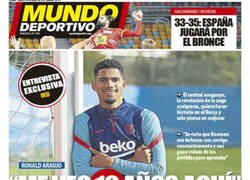 Enlace a Messi y Araujo no están en la misma situación