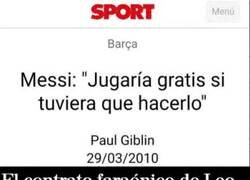 Enlace a En eso, también es mejor Messi que Cristiano, el portugués nunca diría q jugaría 