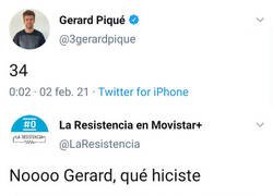 Enlace a El brutal 'doble-zasca' de La Resistencia a Piqué por su cumpleaños