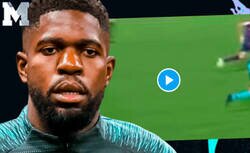 Enlace a El clip de Lahoz superando en velocidad a Busquets y Umtiti. Esto es muy serio